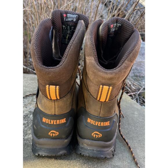 Wolverine Steel Toe Work Boots EPX Waterproof 3M Thinsulate Mens 11.5 W10645 - Picture 7 of 10